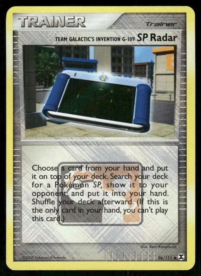Rising Rivals Team Galactic's Invention G-109 SP Radar [League-Promo] Pokémon card